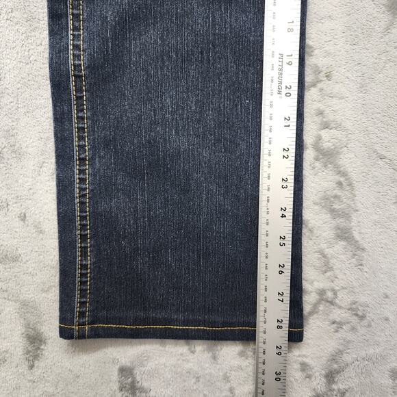 Gloria Vanderbilt Jeans Womens 12 Blue Dark Wash High Rise Bootcut Stretch Denim - Picture 12 of 14